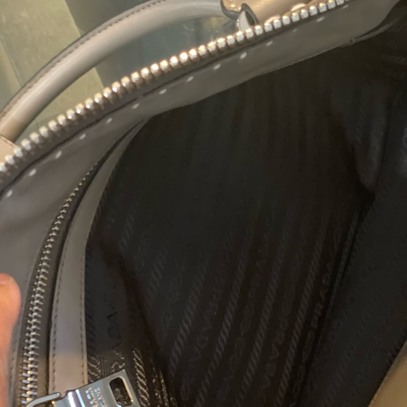 Prada City Calf Small Hand Stitched ZipTote - Picture 6 of 8